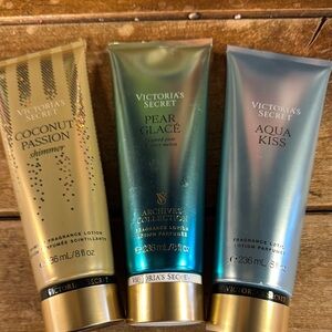 3 Victoria's Secret Fragrance Lotions- New